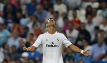 Real Madrid - Betis. Cristiano Ronaldo se lamenta.