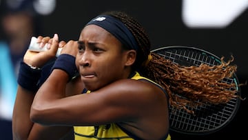 Coco Gauff of the U.S. in action.