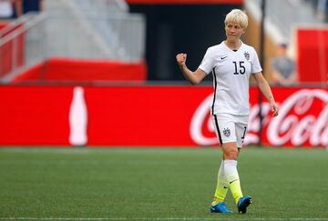 Megan Rapinoe jugadora de la selección femenina de Estados Unidos.