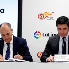 LaLiga se alía con la Superliga china para impulsarla y apoyarla