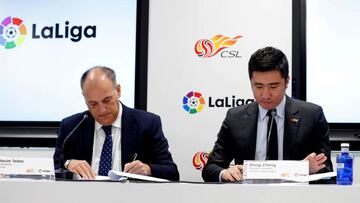 LaLiga se alía con la Superliga china para impulsarla y apoyarla