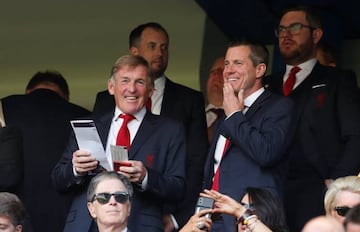 The King | Kenny Dalglish in the stands before Chelsea vs Liverpool.