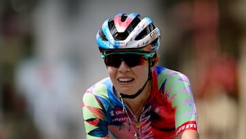 Niedermaier, ganadora de la quinta etapa del Giro Donne 2023.