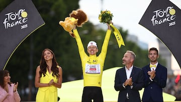 Pogacar celebra su cuarto título de Tour de Francia