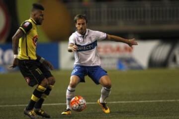 San Luis y Universidad Católica se enfrentaron en la cancha del Lucio Fariña de Quillota. 