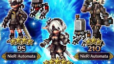 Final Fantasy Brave Exvius hace sitio a NieR: Automata