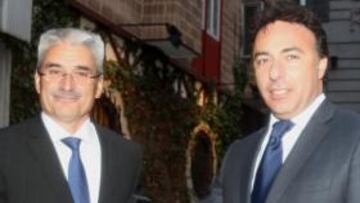 <b>UNIDOS. </b>Fabri y Quique Pina, en una imagen de archivo.