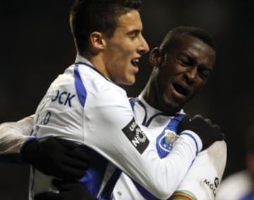 Jackson Martínez participó de la jugada del primer gol ante Boavista. Al final fue victoria 2-0