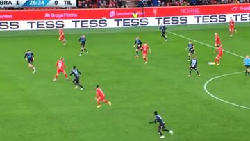 Un olvidado ‘9′ chileno hizo esto en Europa: gran definición y luego un gol lleno de suerte