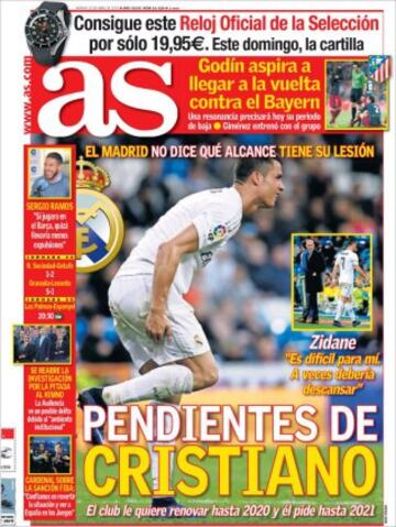Portadas de la prensa mundial