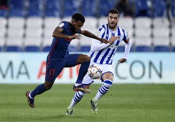 Thomas Lemar y Mikel Merino