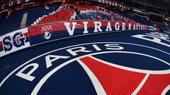 Grada del estadio del Paris Saint-Germain.