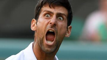 Djokovic se enfurece: a octavos de un Grand Slam por 44ª vez