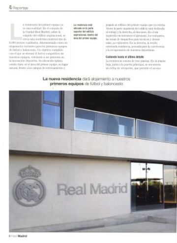 Imágenes de la nueva residencia de la Ciudad Deportiva del Real Madrid