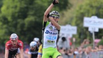 Pirazzi y su celebración con corte de mangas.