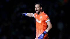 Soccer Football - Championship - Leeds United v West Bromwich Albion - Elland Road, Leeds, Britain - October 1, 2019  Leeds United&#039;s Kiko Casilla reacts  Action Images/Ed Sykes  EDITORIAL USE ONLY. No use with unauthorized audio, video, data, fixture