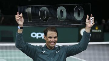 Nadal vence a Feliciano y alcanza el millar de victorias