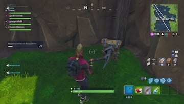 Buscando cofres en Balsa Botín en Fortnite Battle Royale