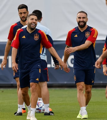 Jordi Alba y Carvajal.