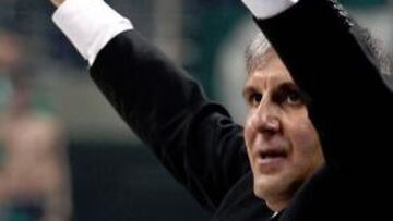 Zeljko Obradovic, técnico del Panathinaikos.