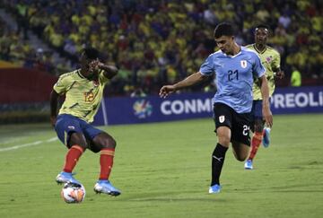 La Selección Colombia cayó 1-3 ante Uruguay en el último encuentro del Torneo Preolímpico y se quedó sin cupo a los Juegos Olímpicos