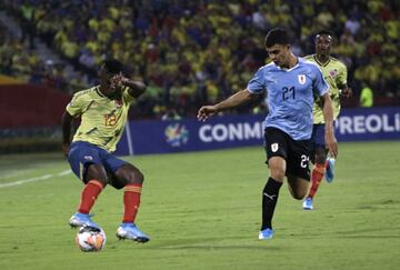 La Selección Colombia cayó 1-3 ante Uruguay en el último encuentro del Torneo Preolímpico y se quedó sin cupo a los Juegos Olímpicos 