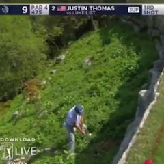 Tenemos highlight del año: Justin Thomas y el golpe imposible