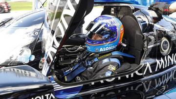 Fernando Alonso, en las 24 Horas de Daytona.