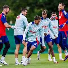 Laporte, Yamal, Nico y Fabián se reincorporan a la dinámica de grupo