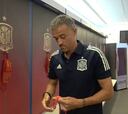 Luis Enrique dio la lista de España... ¡con 24 mascarillas!