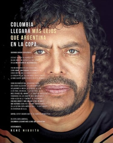 Cruce Goycochea-Higuita sobre quién llegará más lejos en Copa América