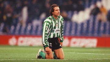 Alfonso, en un partido con el Betis.