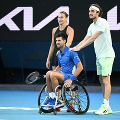 Djokovic pica de nuevo a Sabalenka: “Así es como hay que posar”