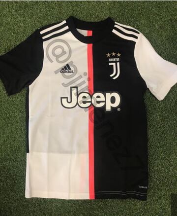 La nueva camiseta de la Juventus de Turín no gustará a los nostálgicos del conjunto italiano ya que suprime las míticas rayas negras y blancas de la elástica. Además la franja rosa que se sitúa en el centro sirve como separador de los colores míticos del club. 