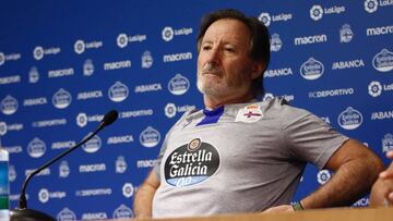 Anquela defendió su independencia al frente del banquillo del Deportivo.