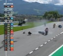 Tremendo impacto en Moto2