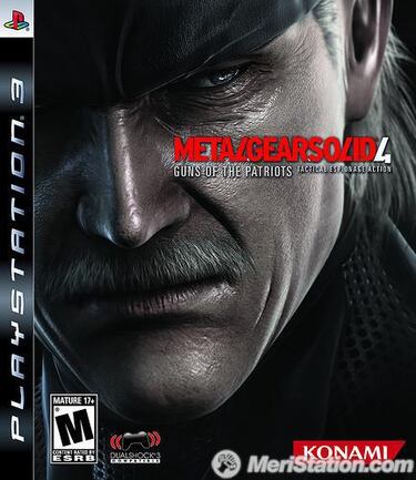 Konami publica la portada europea de Metal Gear Solid 4