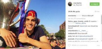 La celebración de los Campeones de Liga en sus redes sociales