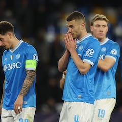 Nápoles afligido y derrotado