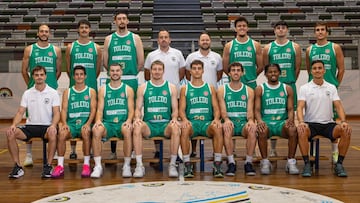 La plantilla al completo del CB Toledo en una doto del inicio de temporada (Foto: CB Toledo)