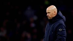 AMSTERDAM, NETHERLANDS - APRIL 9: Coach Erik Ten Hag of Ajax  during the Dutch Eredivisie  match between Ajax v Sparta at the Johan Cruijff Arena on April 9, 2022 in Amsterdam Netherlands (Photo by Soccrates/Getty Images)