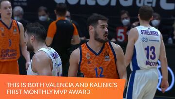 Las acciones que llevaron a Kalinic a ser MVP en febrero