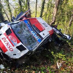 El sueño de Rovanpera acaba en un fuerte accidente