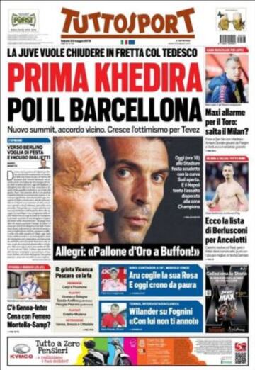 Portadas de la prensa deportiva