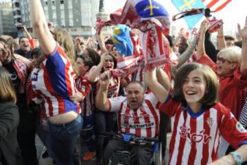 Ascenso del Sporting de Gijón "Alegría de Primera"
