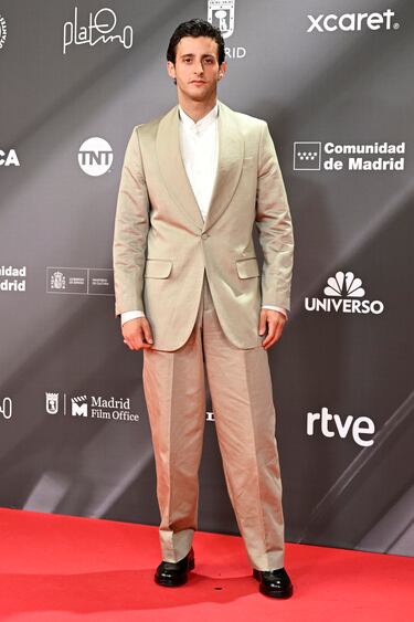 Daniel Ibáñez posa en la alfombra roja. 