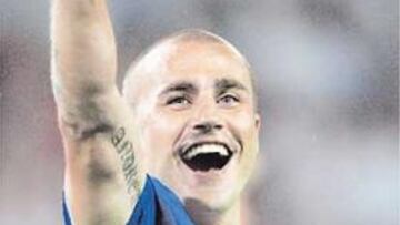 Cannavaro, el gran capitán de la selección italiana.