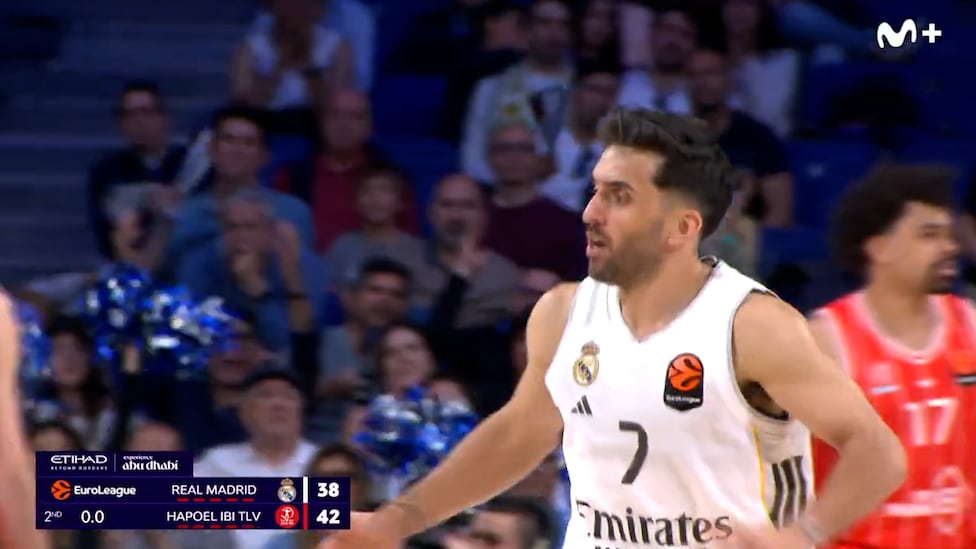 ¡Campazzo, eres de otro planeta! La espectacular canasta cuando la pelota más quema