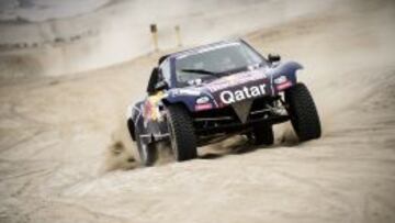 Carlos Sainz, primer líder.