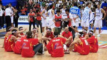 Espa&ntilde;a, campeona del mundo de baloncesto en 2006.